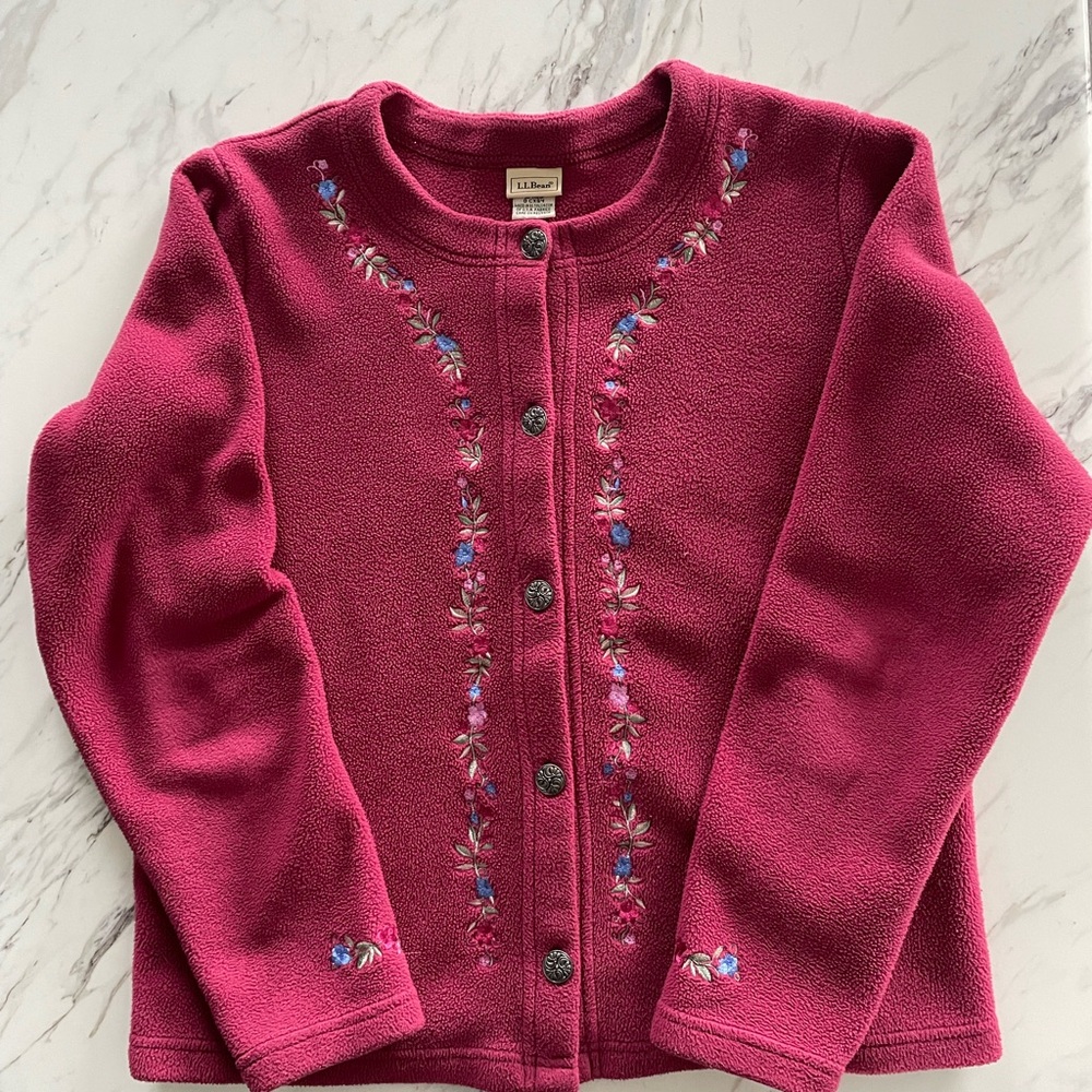 Vintage Embroidered L.L Bean Fleece